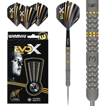 Winmau Steel Dart Set Michael Van Gerwen EVO X