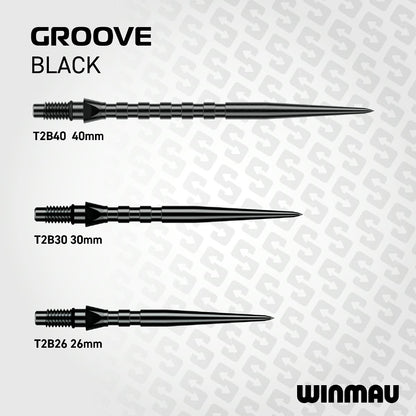 Winmau Switch Point Groove Black