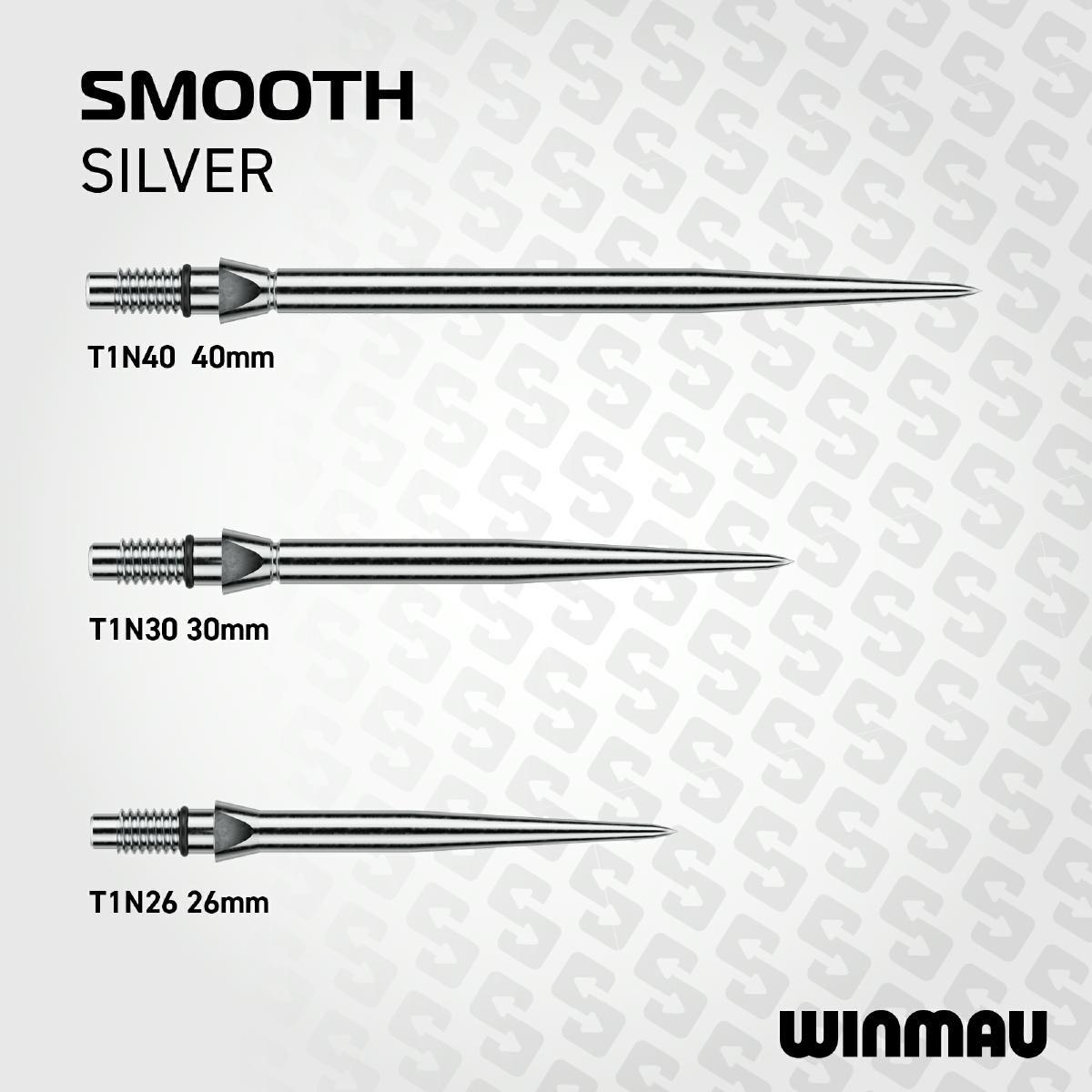 Winmau Switch Point Smooth Silver