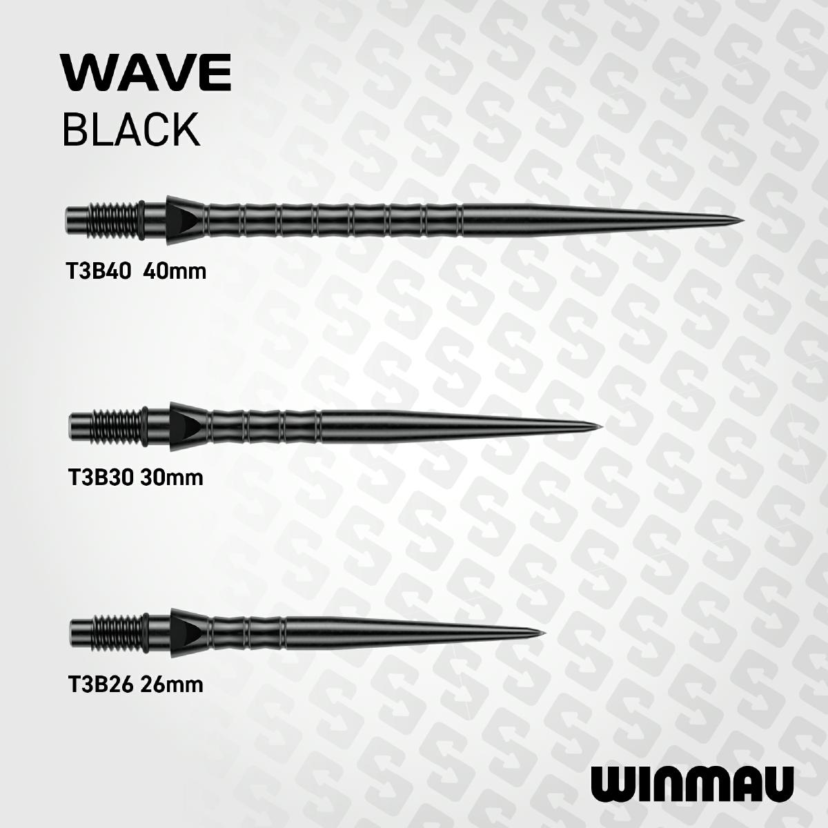 Winmau Switch Point Wave Black