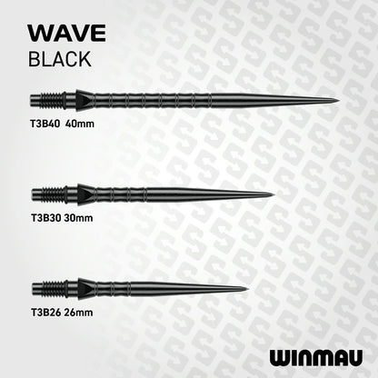 Winmau Switch Point Wave Black