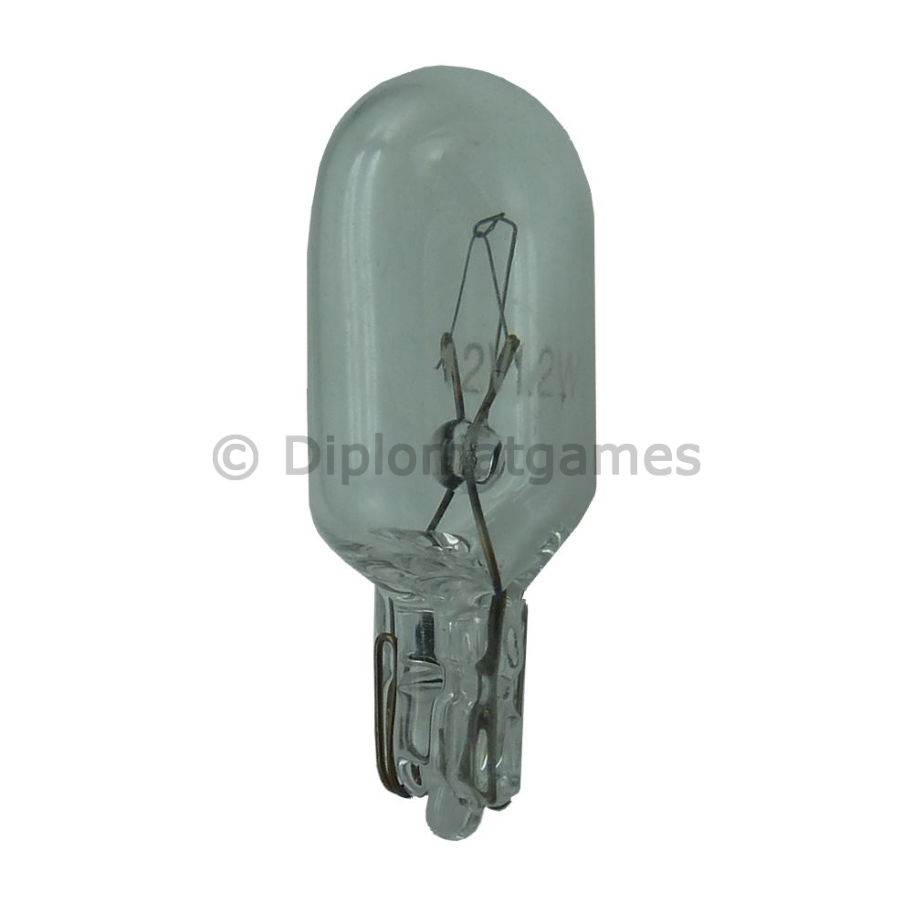 Glassockel-Lampe 12V T10, 10 Stück - Diplomatgames