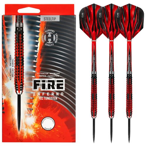 Harrows Steel Dart Set Fire Inferno