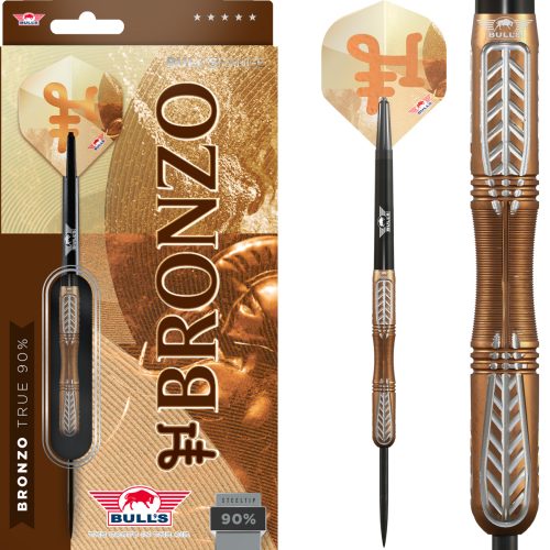 Bulls Steel Dart Set Bronzo True