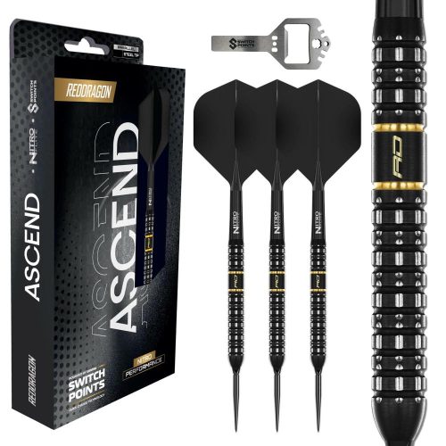 Red Dragon Steel Dart Set Ascend Parallel Switch Point